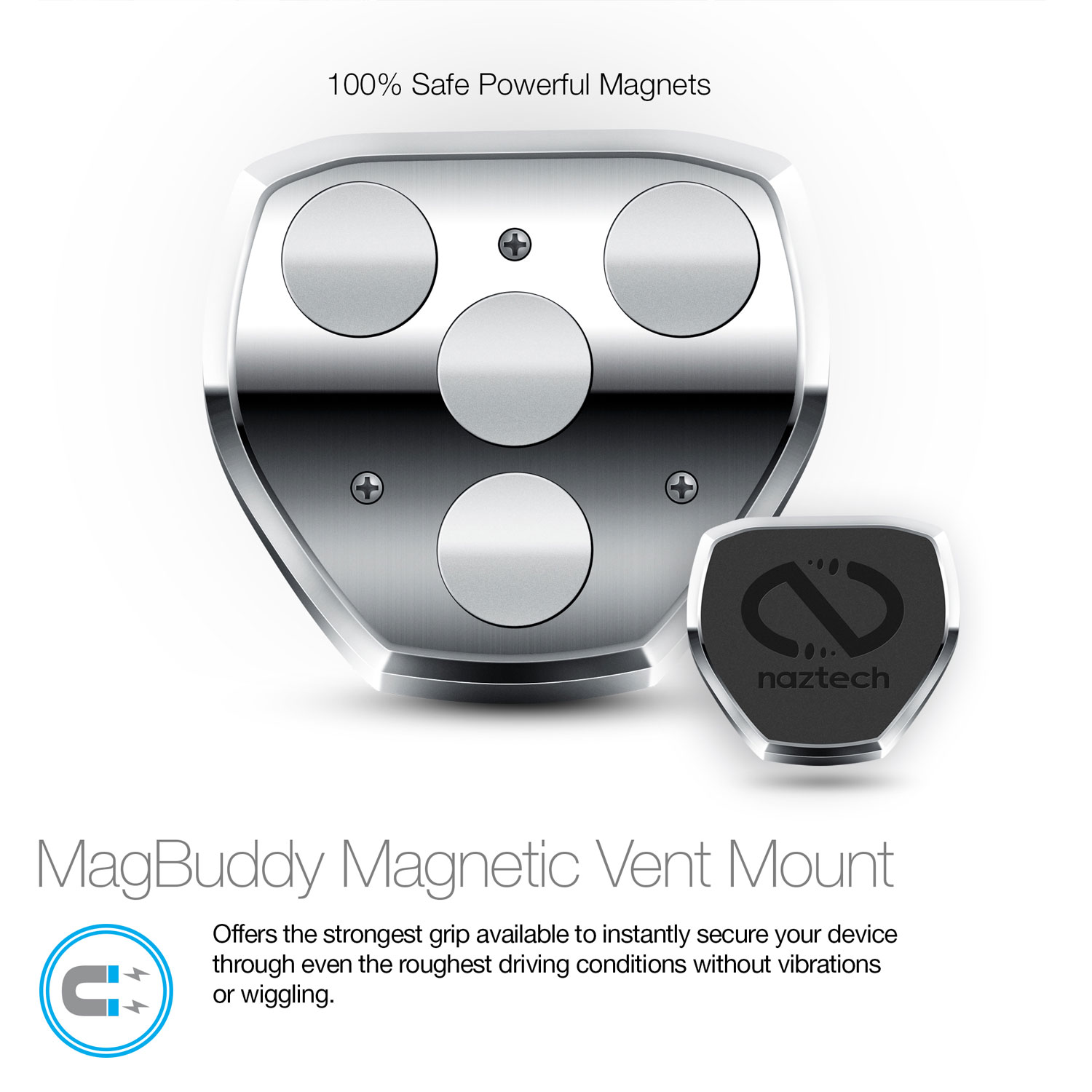USB-C Magbuddy 3 Piece Car Kit
