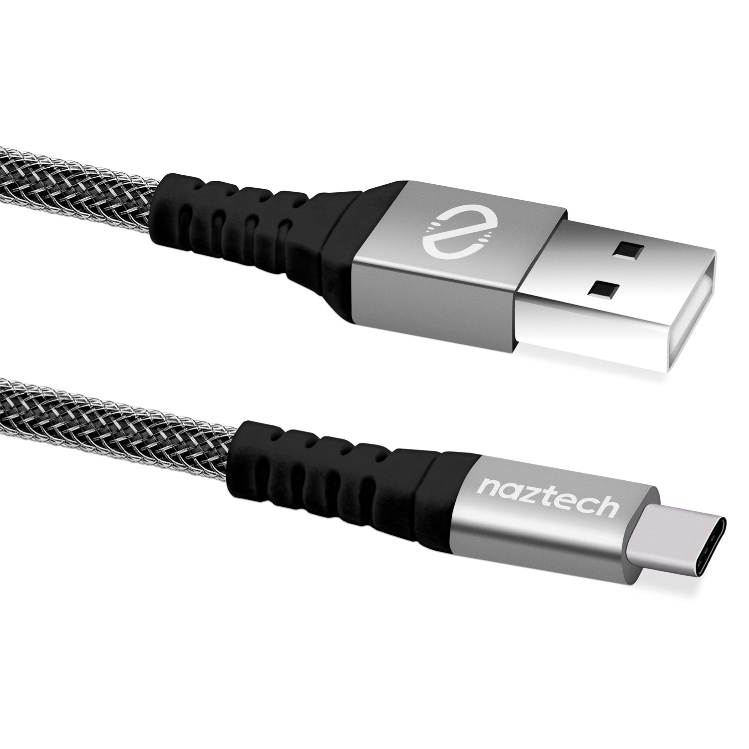 USB-A to USB-C Durable Braided 4' Charge & Sync Cable