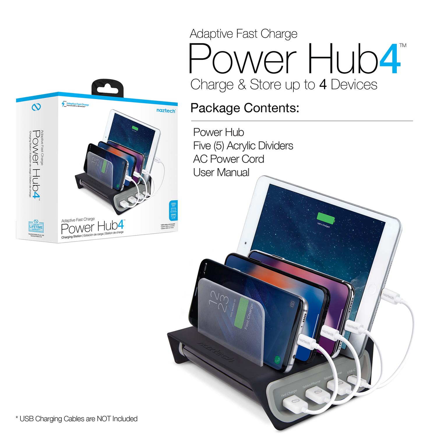 Adaptive Fast Charge Power Hub 4
