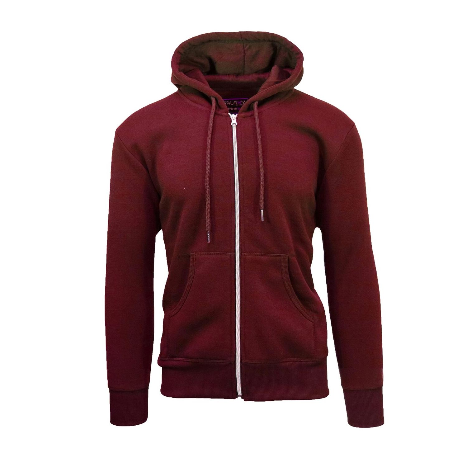 2 Pack Men's Zip-Up Fleece Hoodies