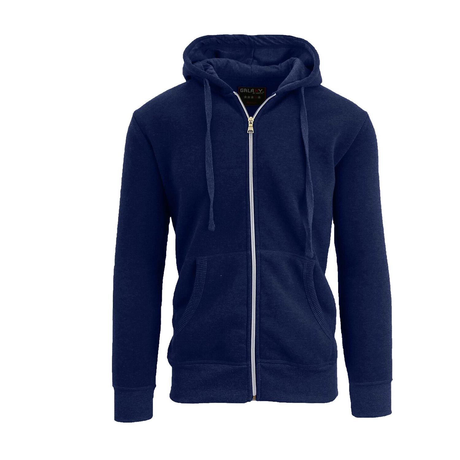 2 Pack Men's Zip-Up Fleece Hoodies