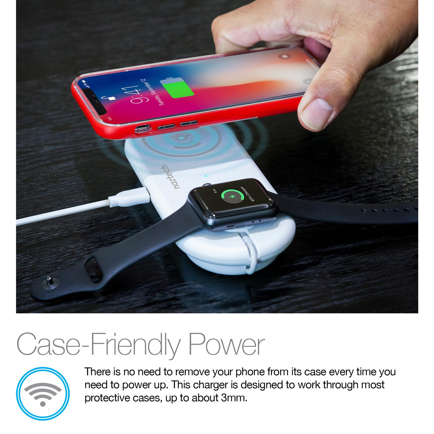Power Pad Duo Qi Wireless Fast Charger