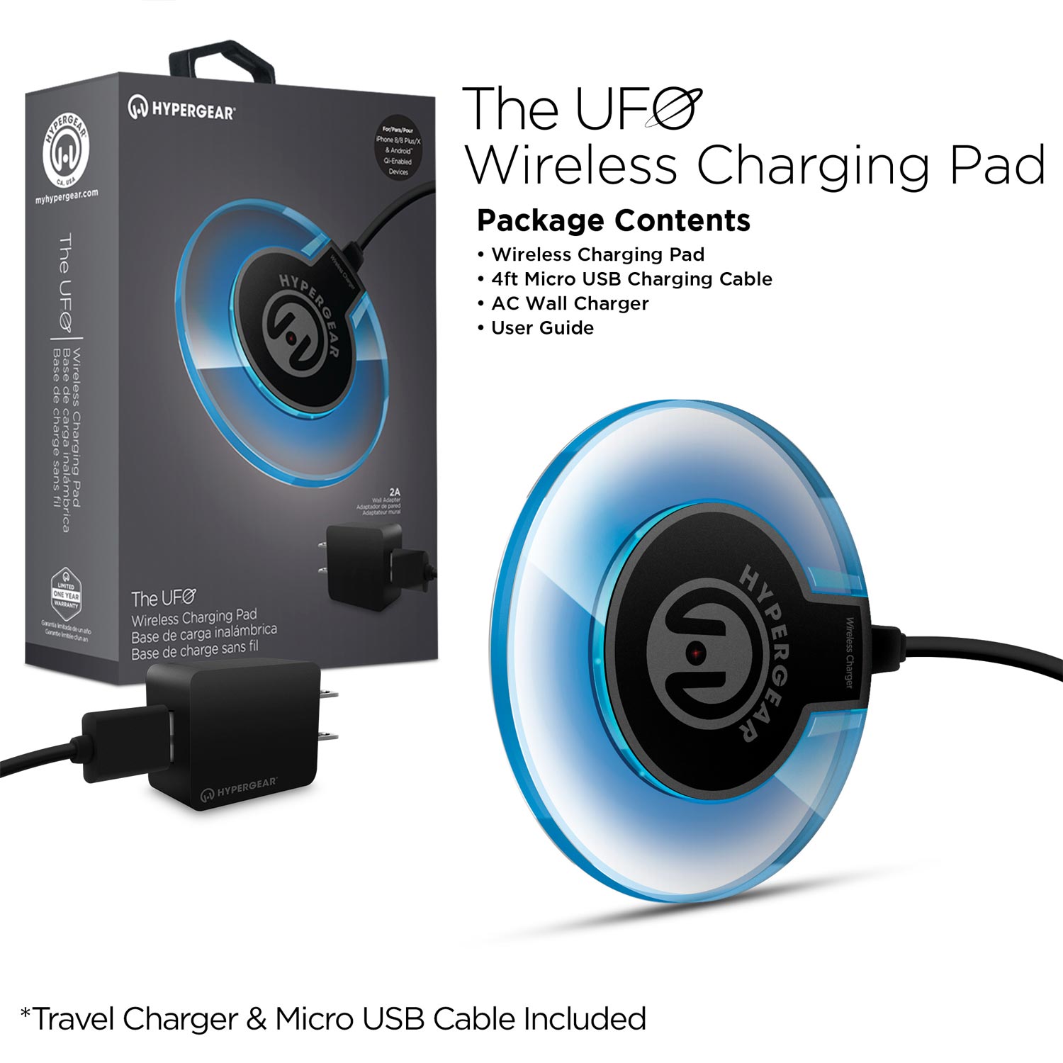 UFO QI Wireless Charging Pad