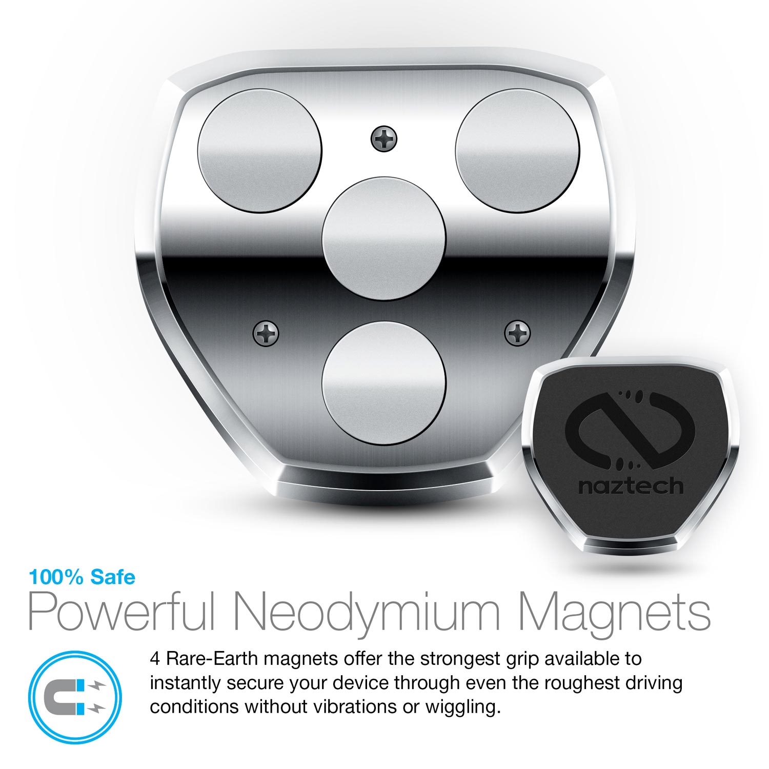 Naztech MagBuddy Universal Magnetic Vent+ Mount