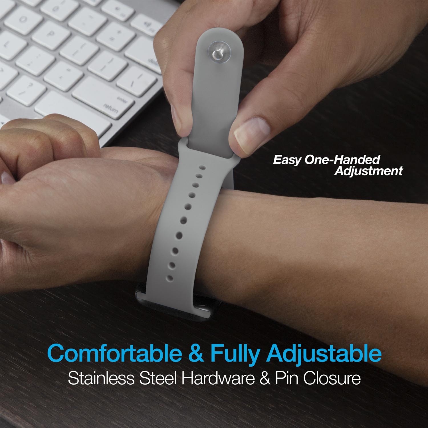 Naztech Silicone Band for Apple Watch
