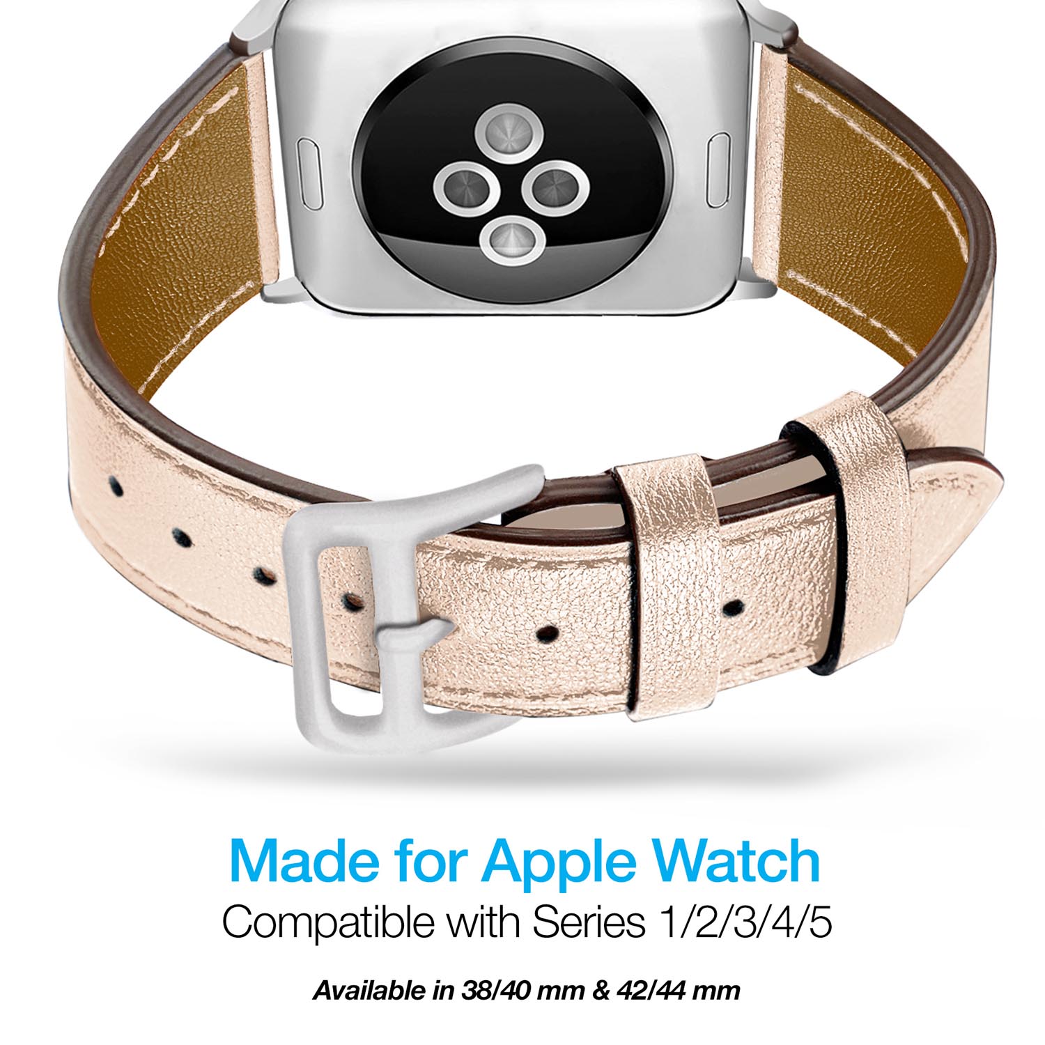Naztech Leather Band for Apple Watch