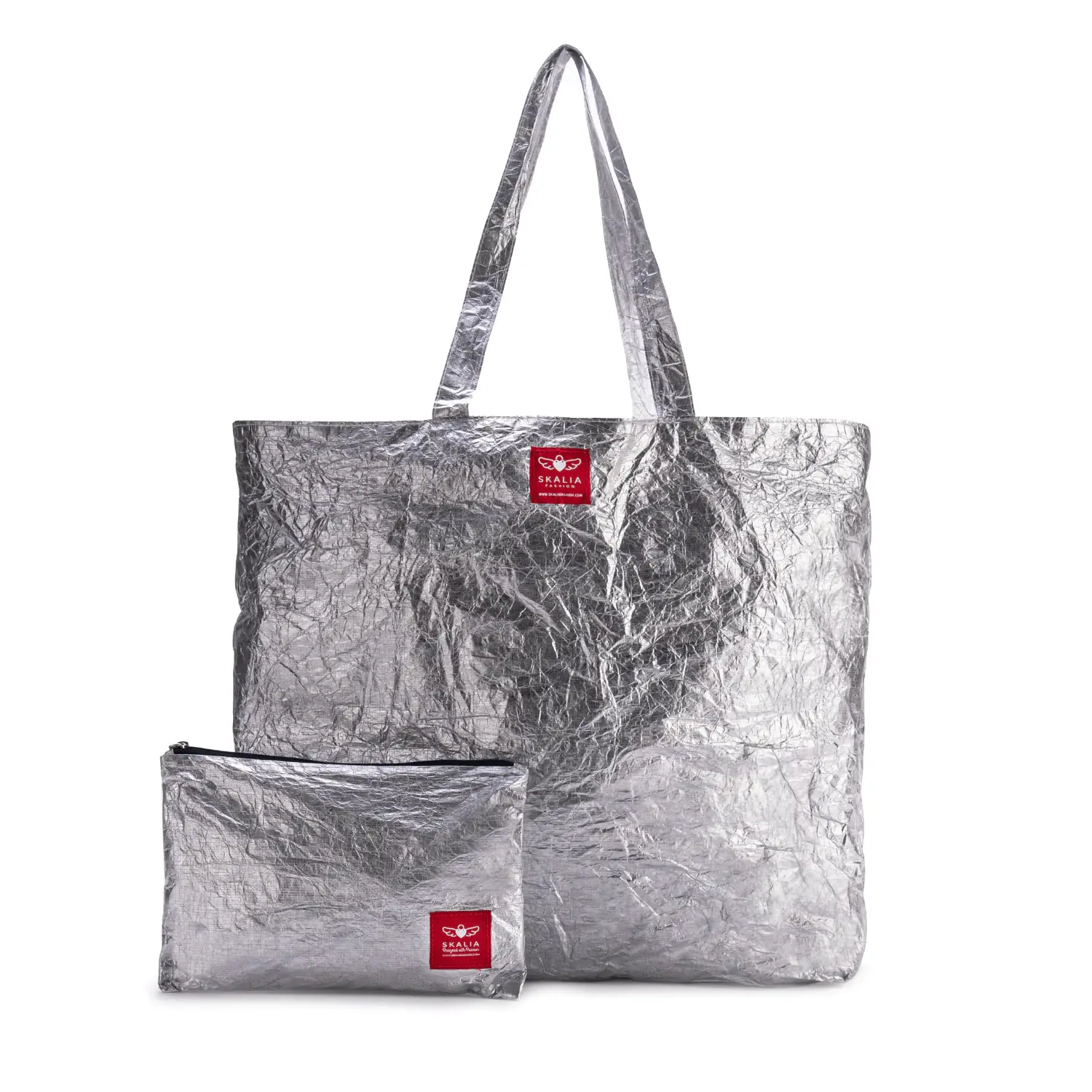 Emma Foldable Tote Bag W/Pouch TYVEK