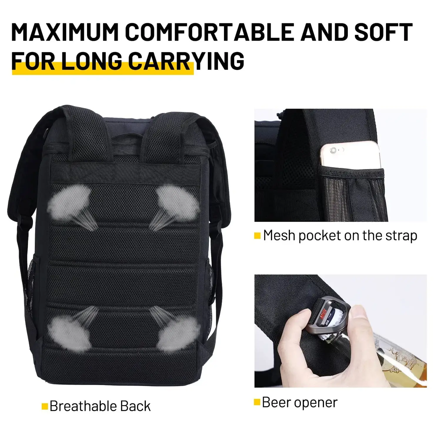 Large Cooler Backpack Insulated Lunch Backpacks