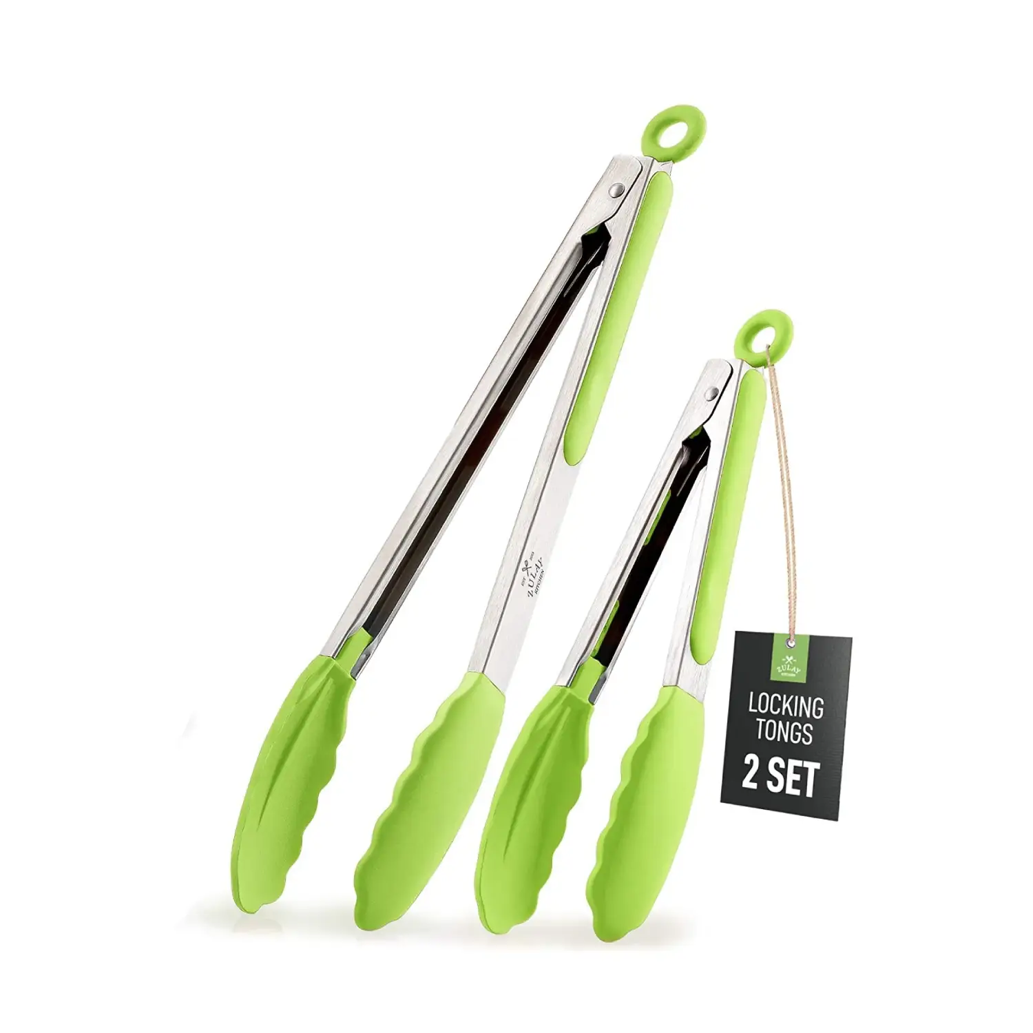 ZK Tongs - Stainless Steel - Set of 2