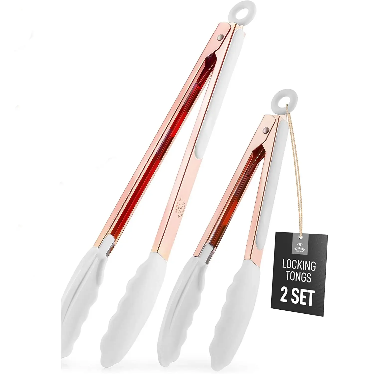 ZK Tongs - Stainless Steel - Set of 2