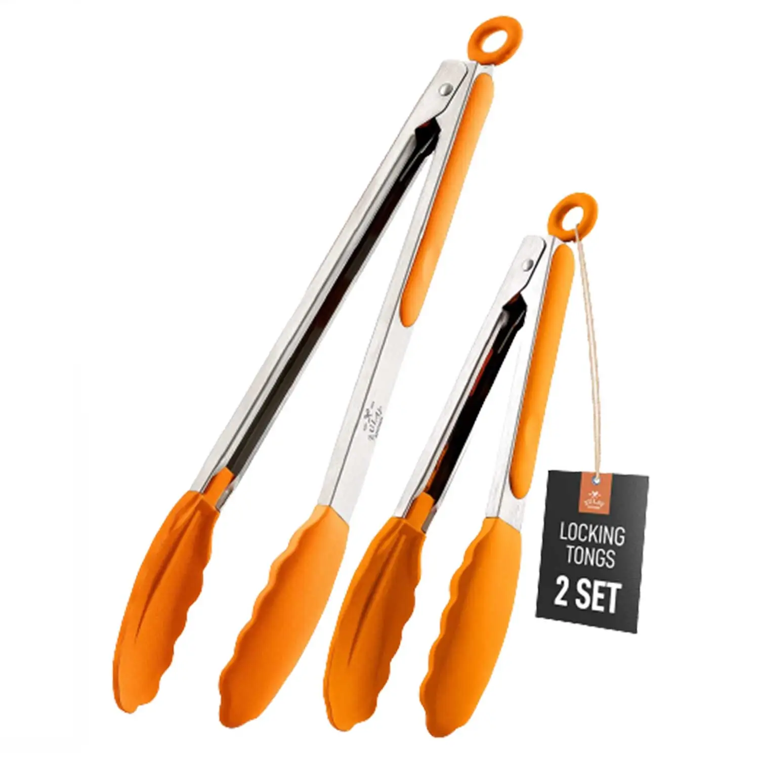 ZK Tongs - Stainless Steel - Set of 2