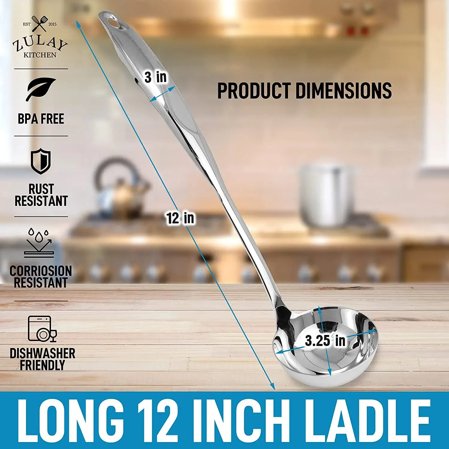 Stainless Steel Soup Ladle