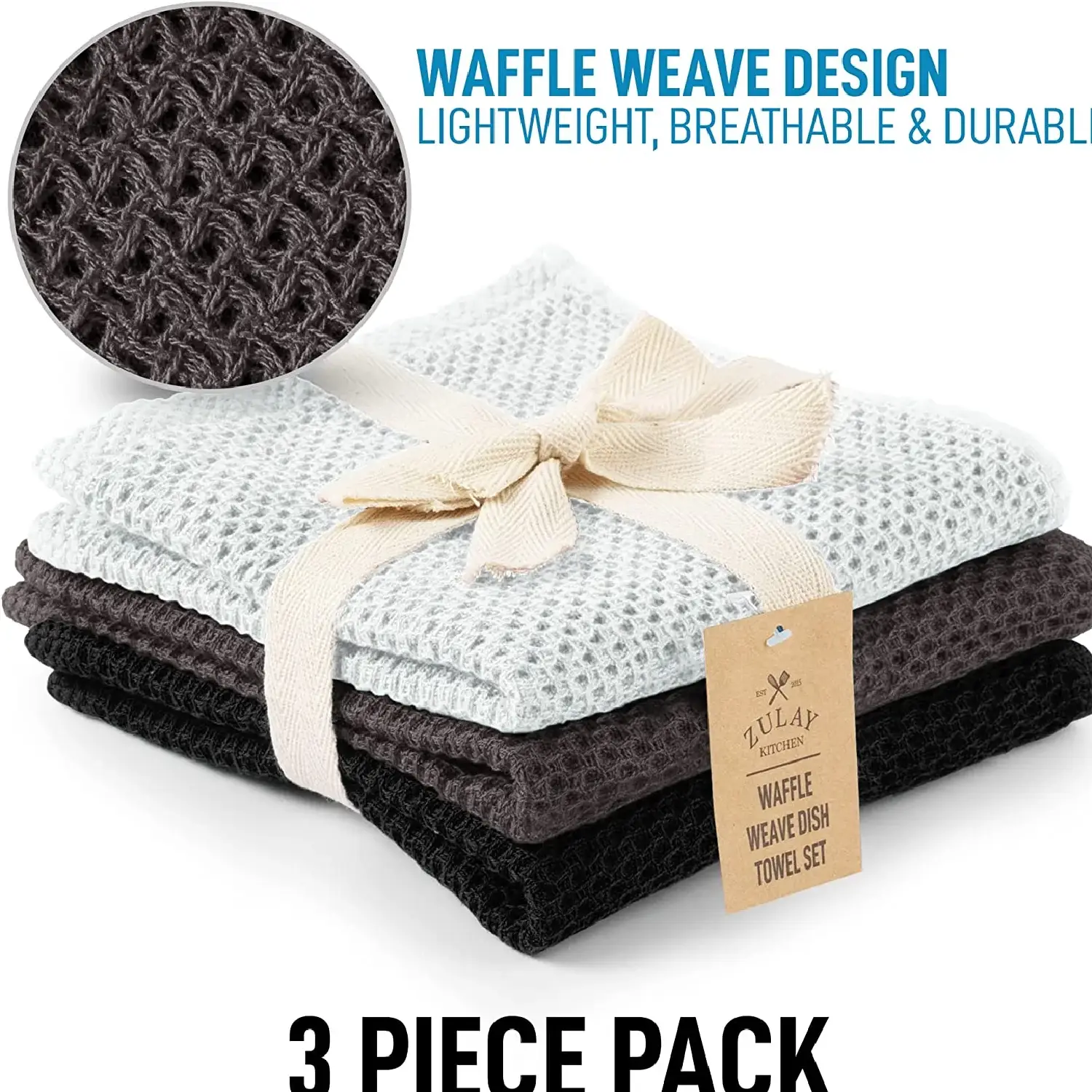 Waffle Weave Kitchen Towels