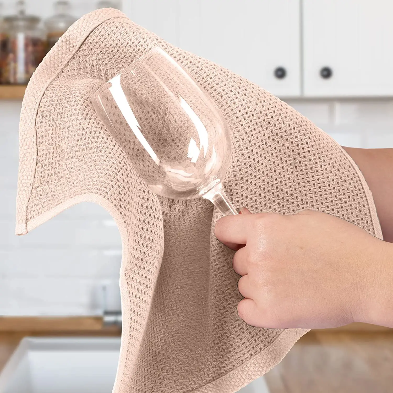 Waffle Weave Kitchen Towels