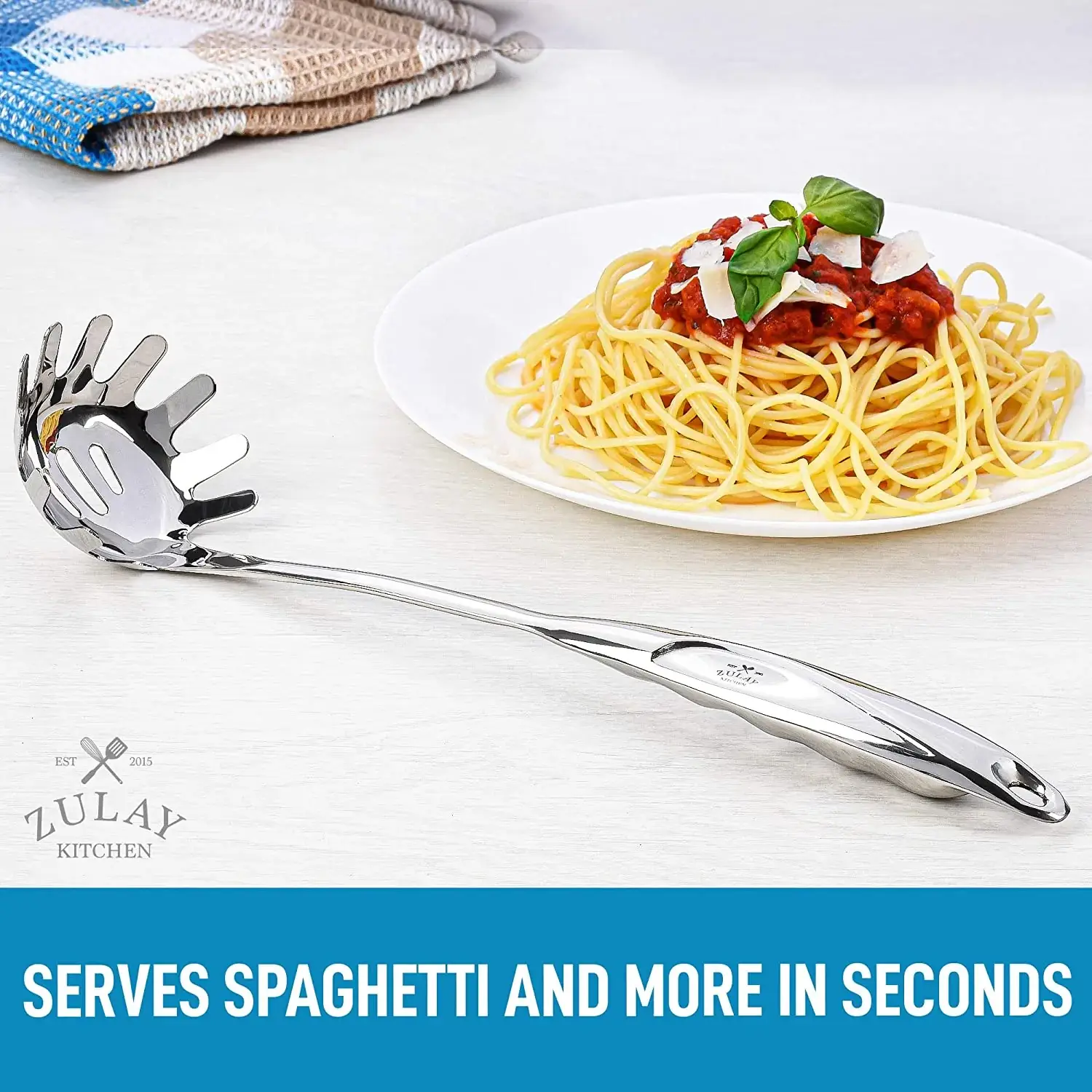 Zulay Kitchen Pasta Server