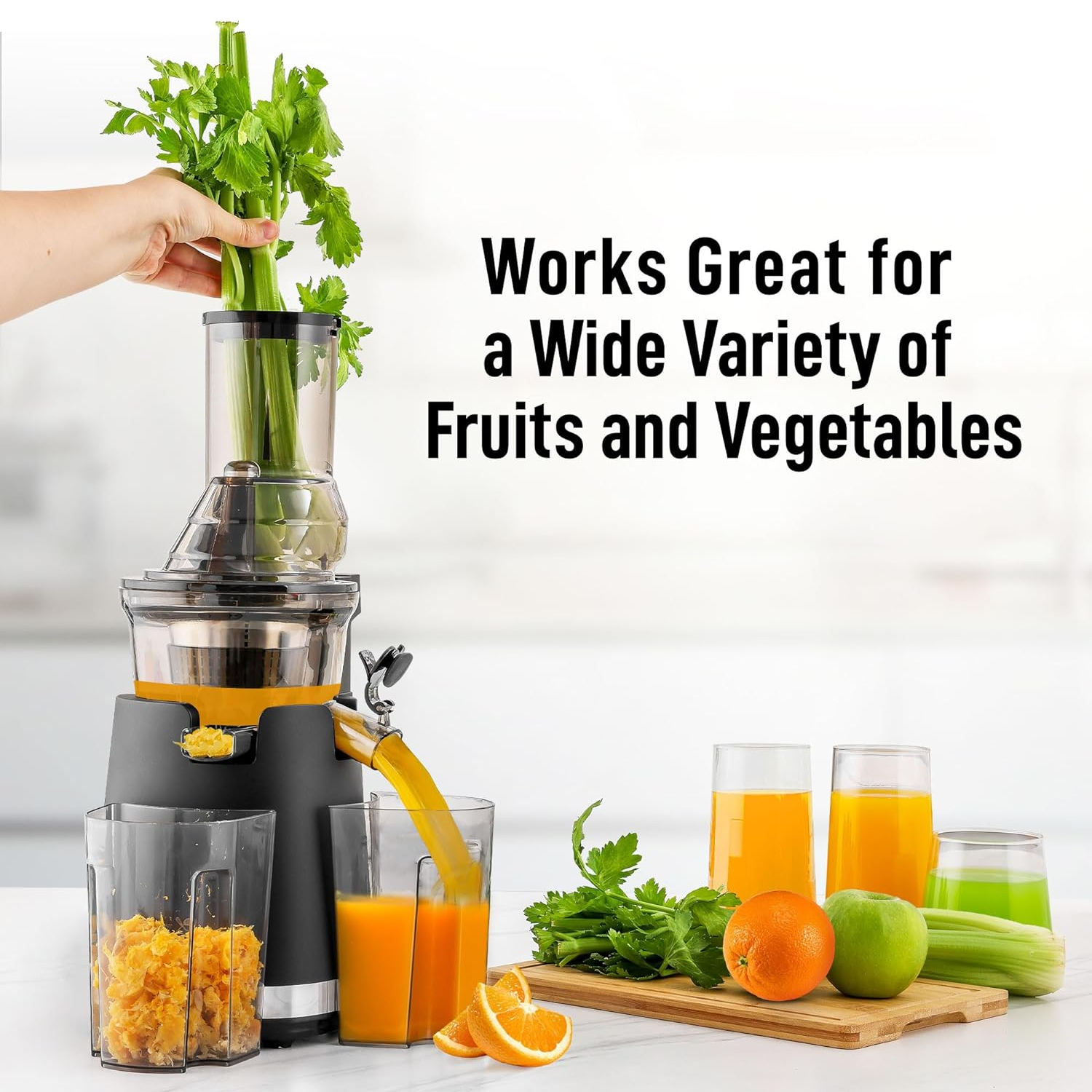 ZK Cold Press Masticating Juicer