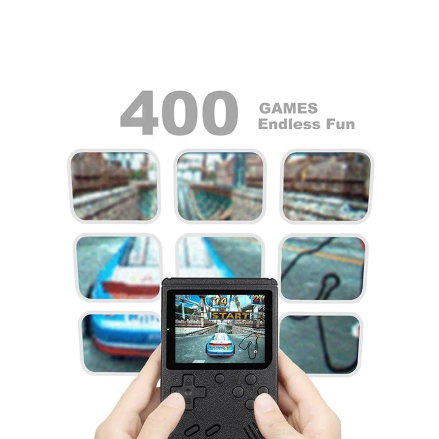 Retro Mini Handheld Portable Video Game Console, 400 Games