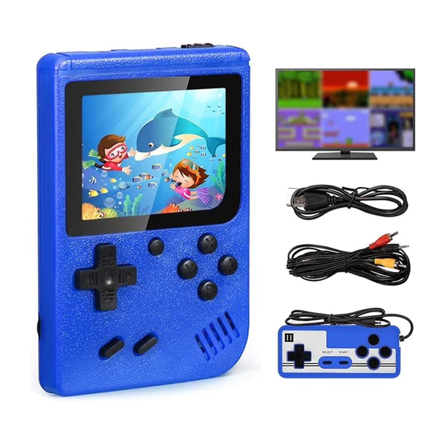 Retro Mini Handheld Portable Video Game Console, 400 Games