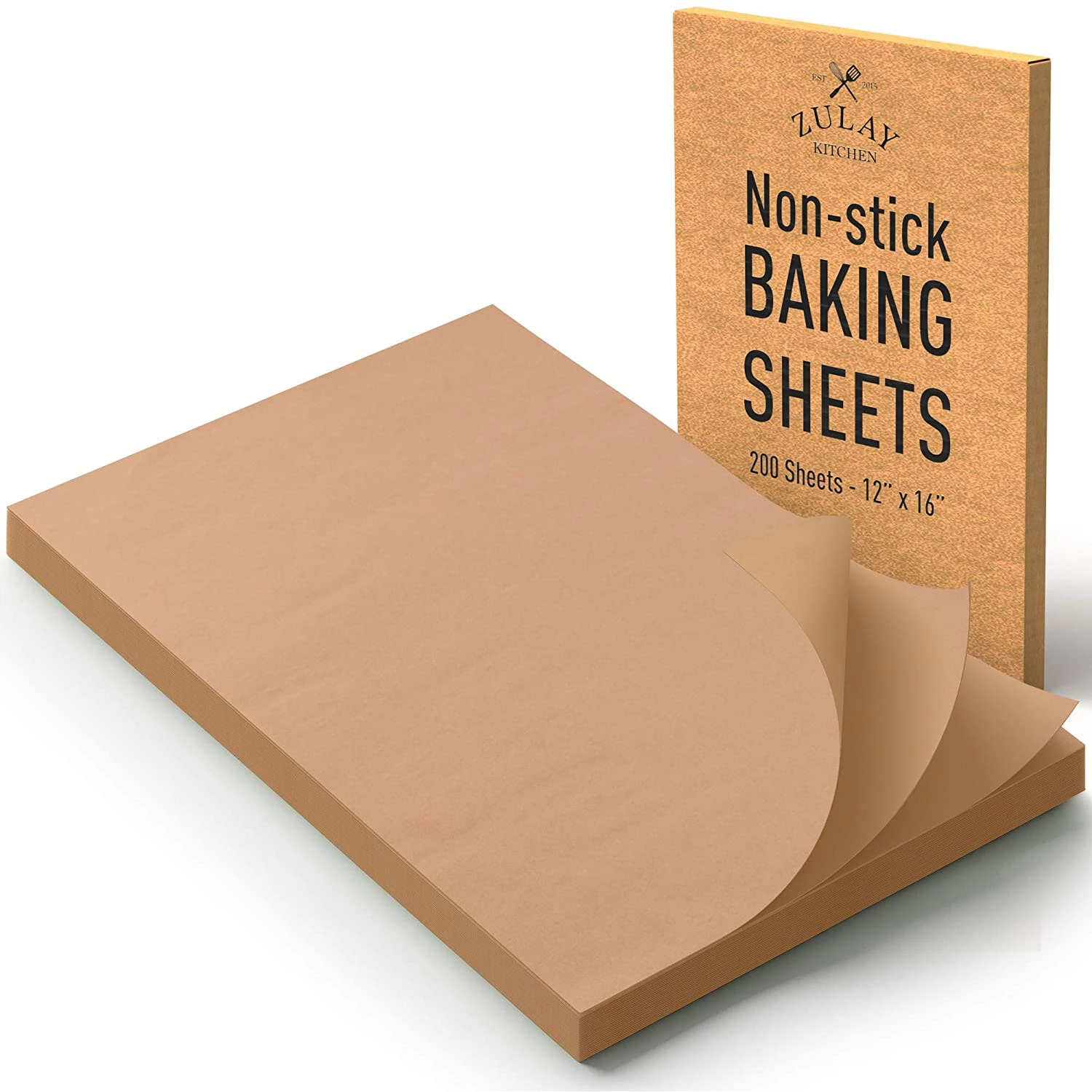 Unbleached Parchment Paper (200 pieces) - 12x16 Inches