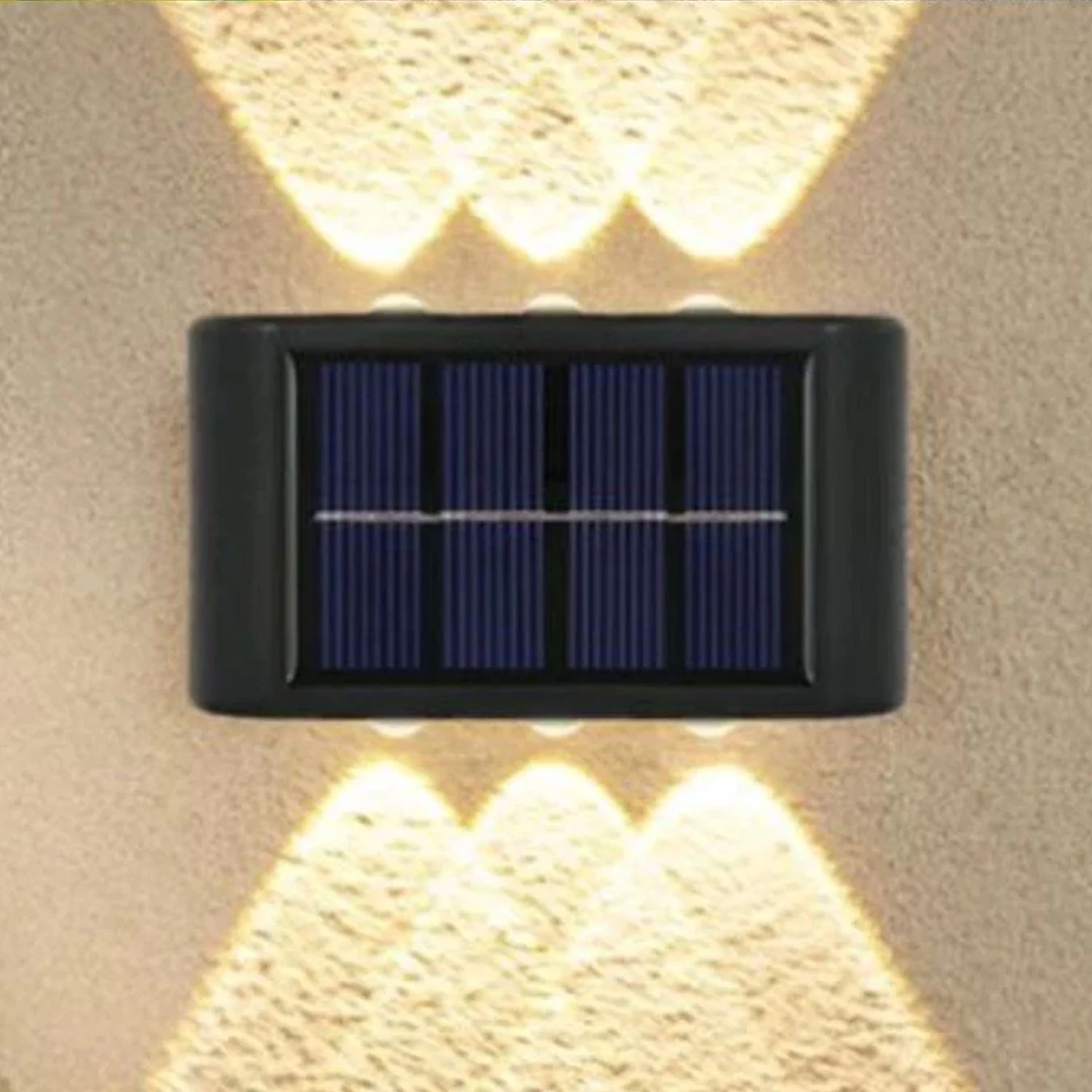 4-Pack Solar Outdoor Wall LED Light