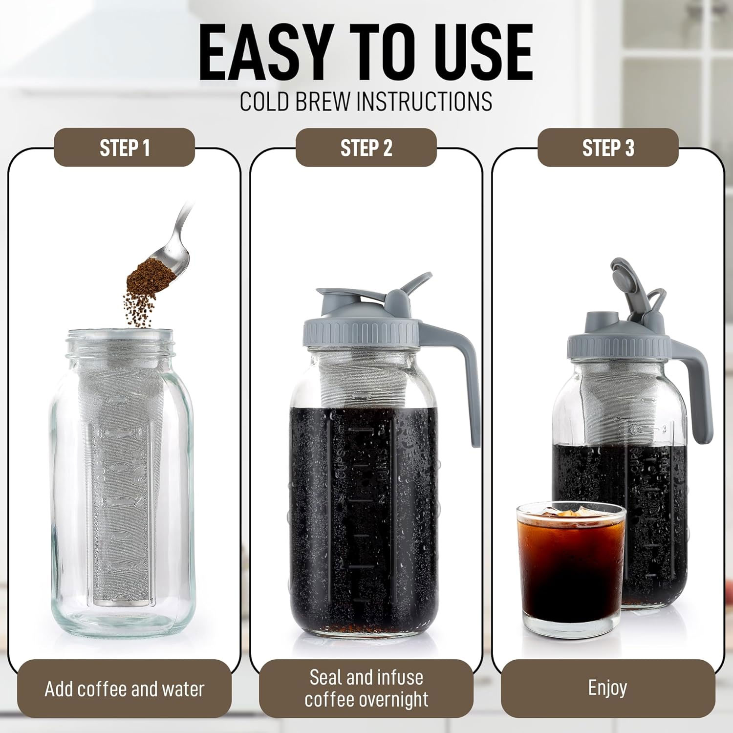 Zulay Premium Cold Brew Coffee Maker 