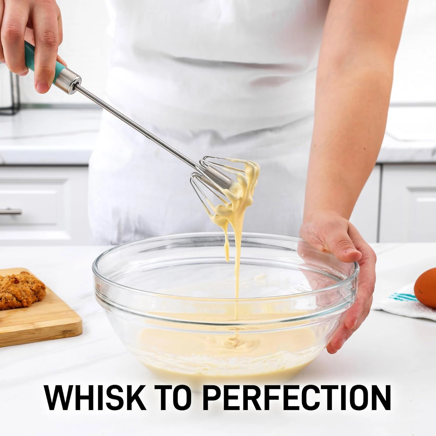 ZK Rotary Whisk - Stainless Steel