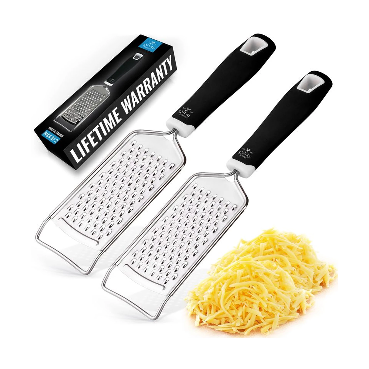 ZK Cheese Grater - 2 Pack 