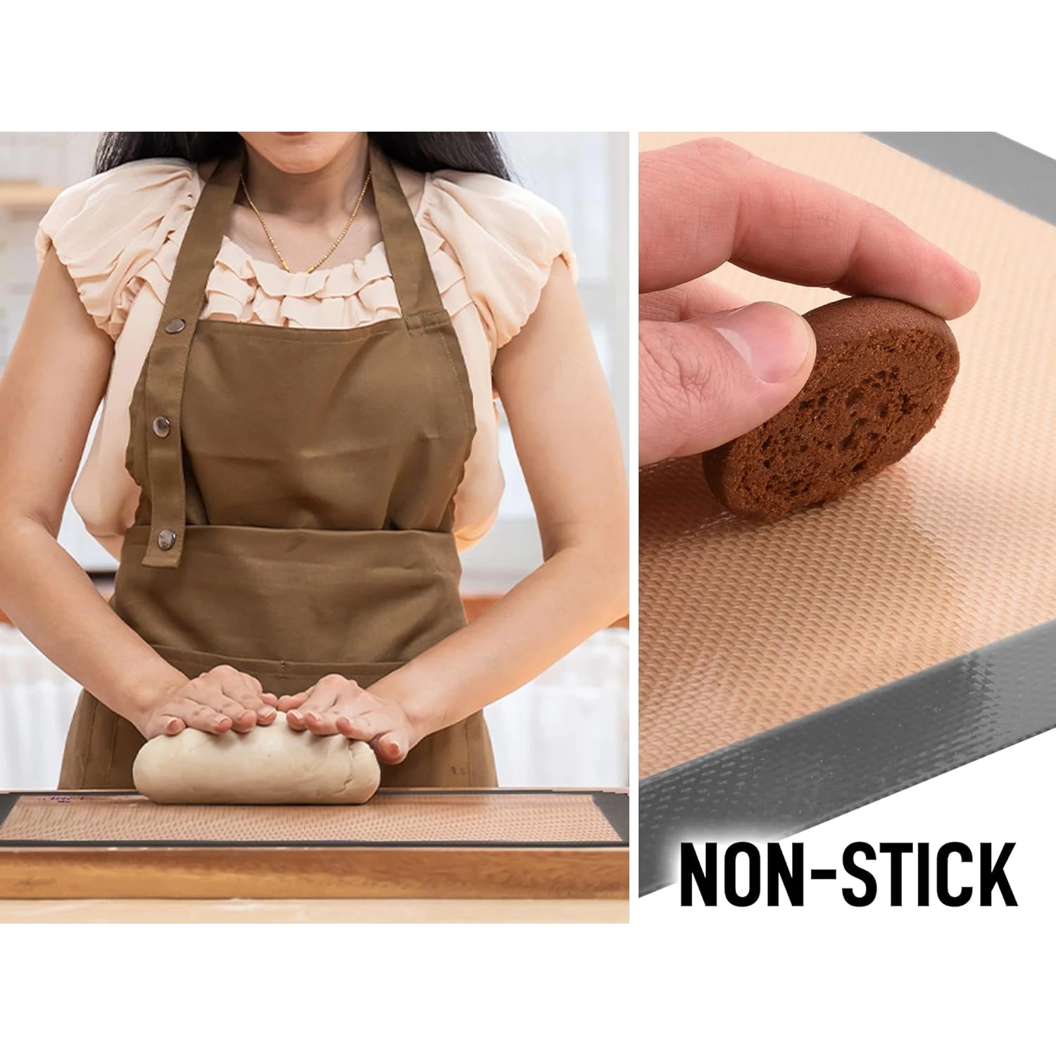 Retail - ZK Silicone Baking Mats 2 Pack - Dark Grey