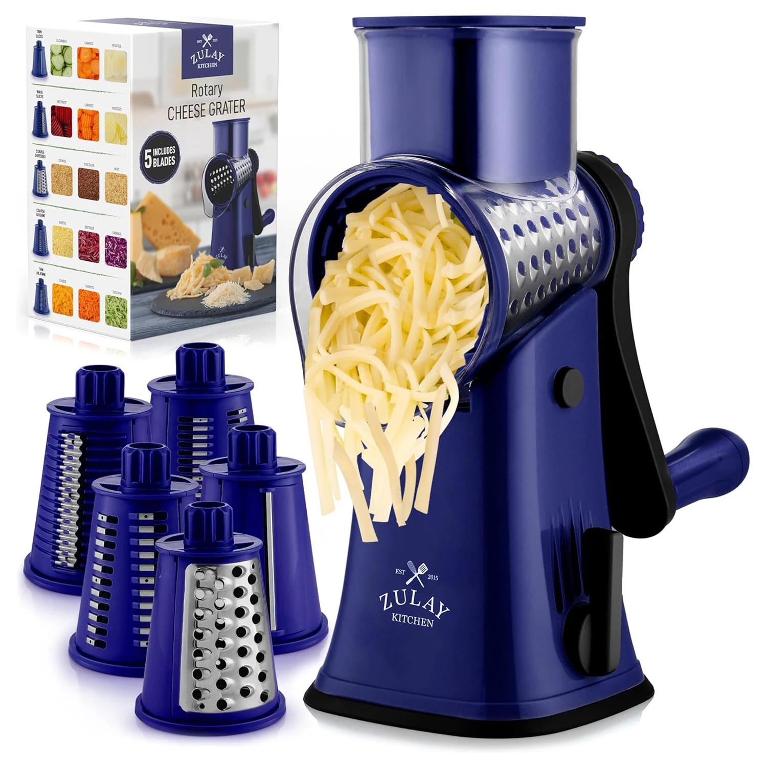 ZK Cheese Grater Rotary - 5 Blade