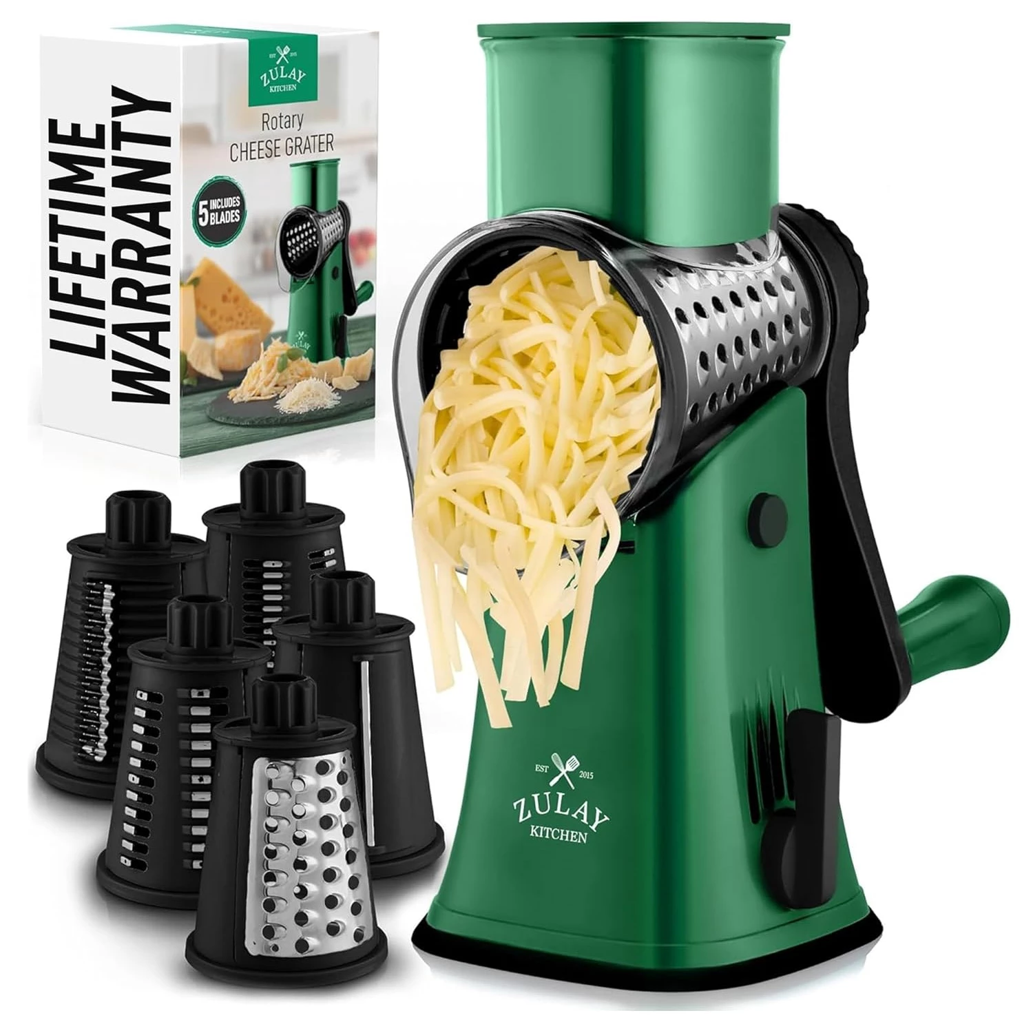 ZK Cheese Grater Rotary - 5 Blade