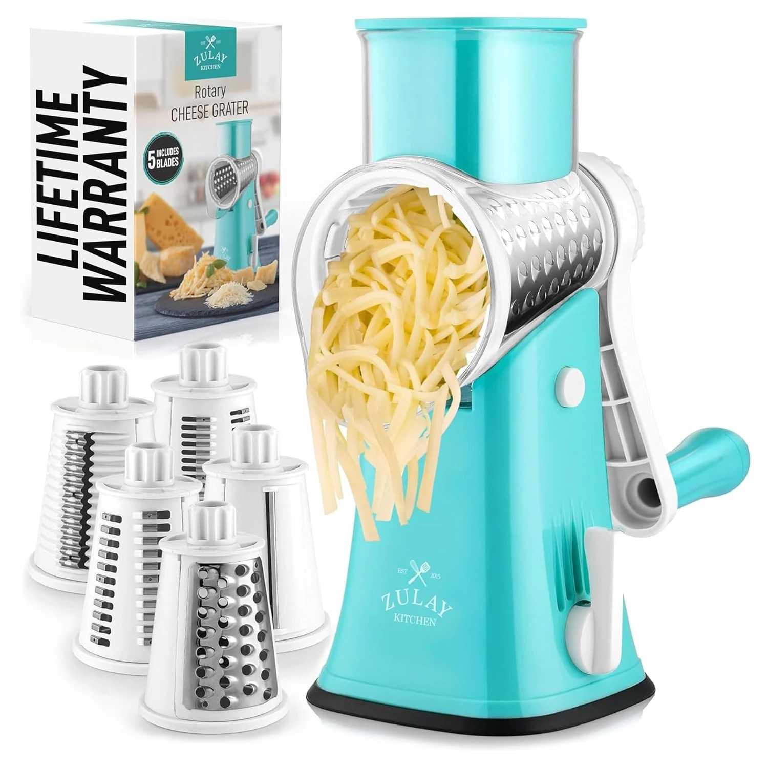 ZK Cheese Grater Rotary - 5 Blade