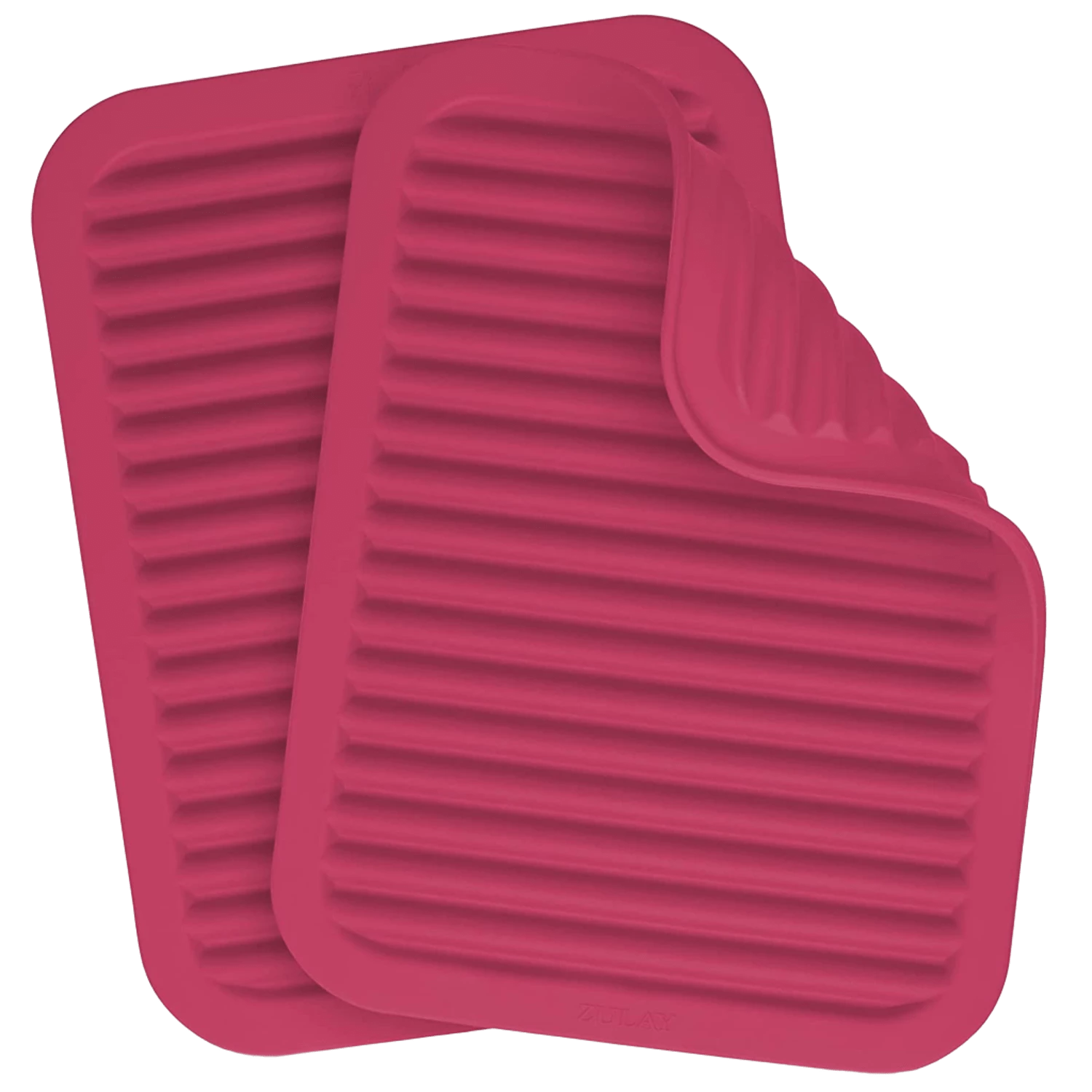 Zulay 2 Pack (9"x12") Silicone Trivets For Hot Pots and Pans