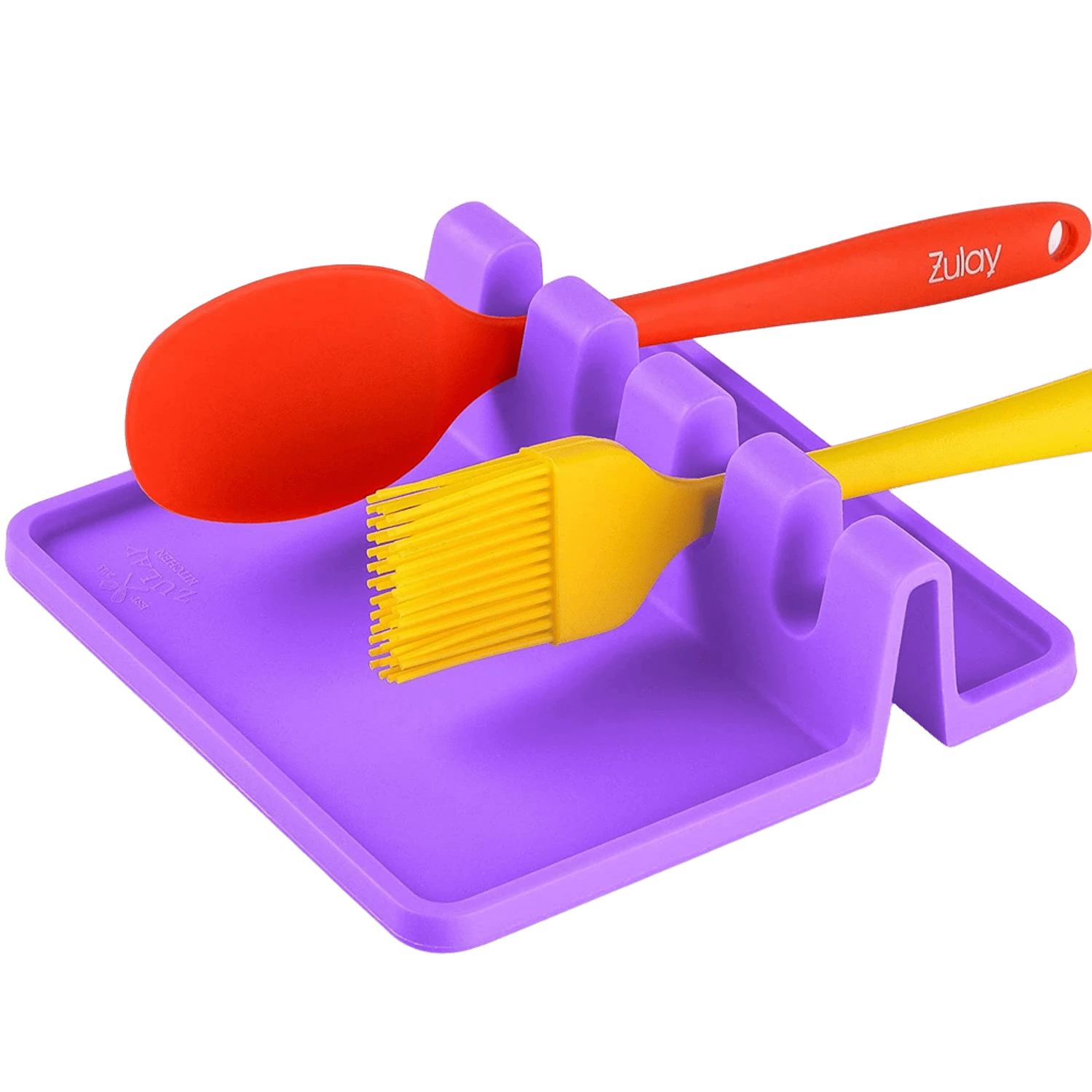 Silicone Utensil Rest with Drip Pad