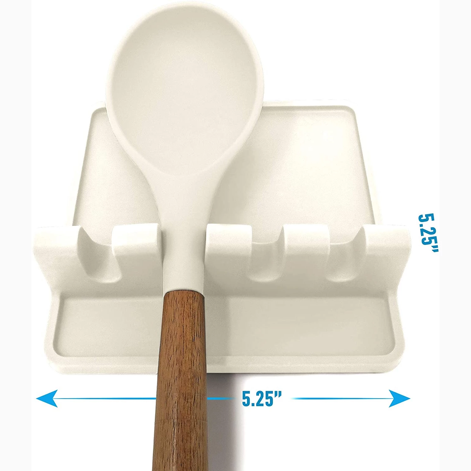 Silicone Utensil Rest with Drip Pad