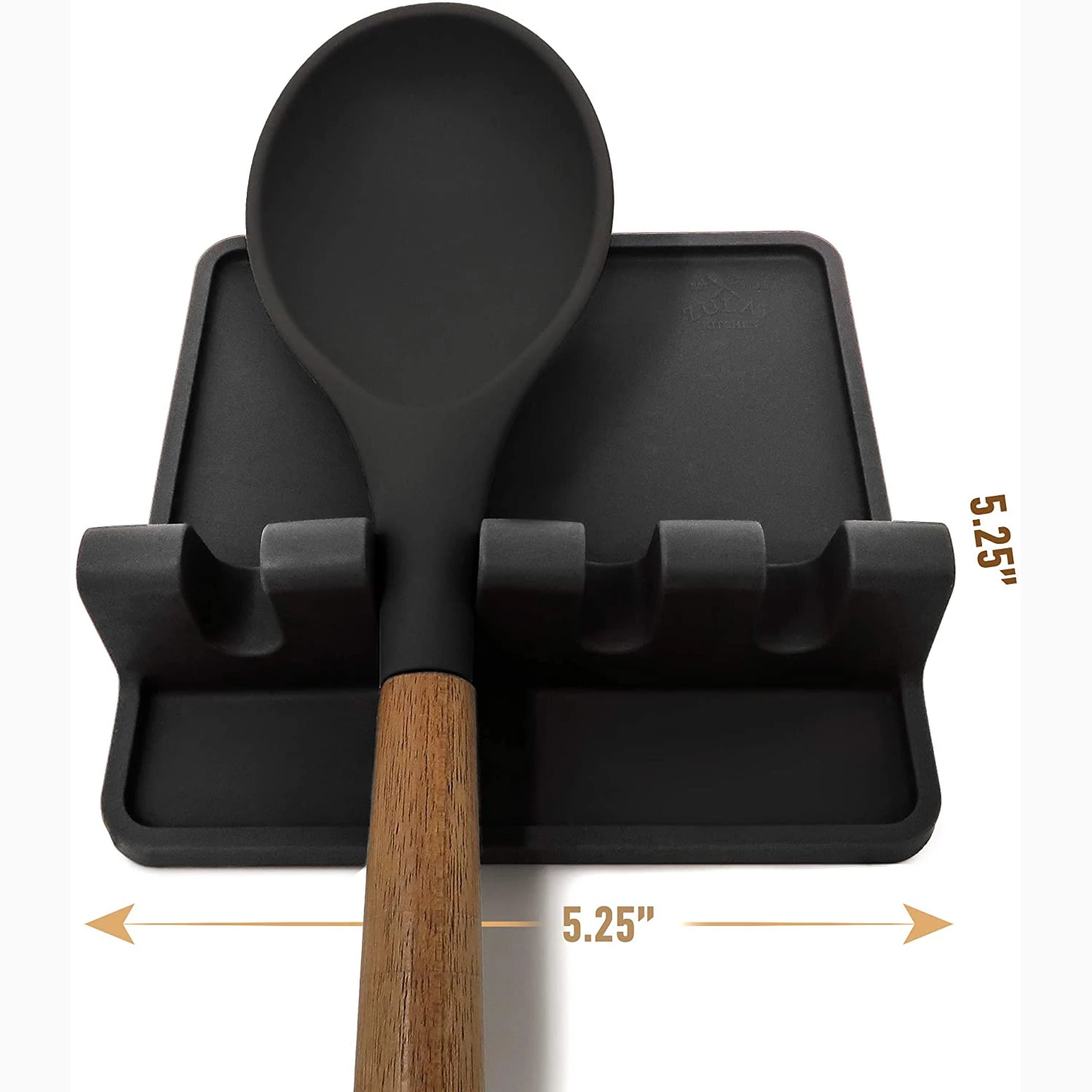 Silicone Utensil Rest with Drip Pad