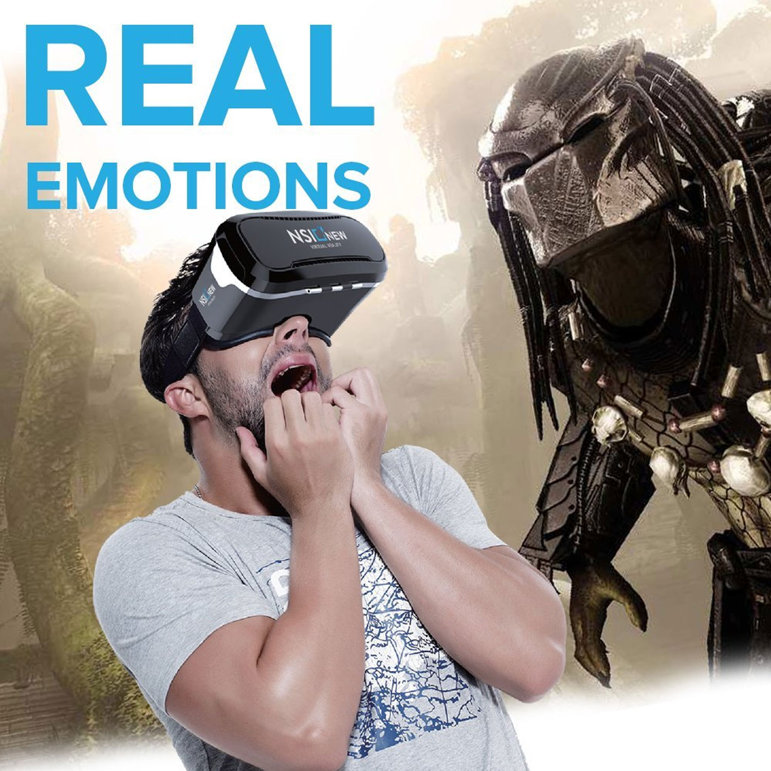 3D Virtual Reality Headset HD Gaming, Movies & 360˚ Video Experience with Bluetoothip Around Ladies