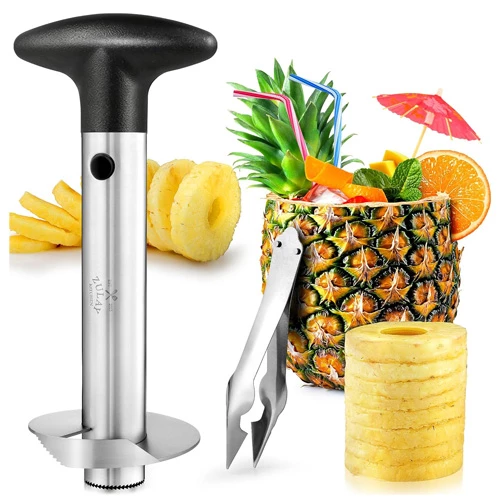 Retail - ZK Pineapple Corer w Black Handle