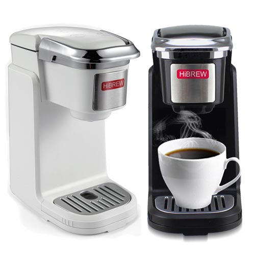 HiBREW Single Serve Compact Travel Size K Cup Coffee Maker Coffee Brewer