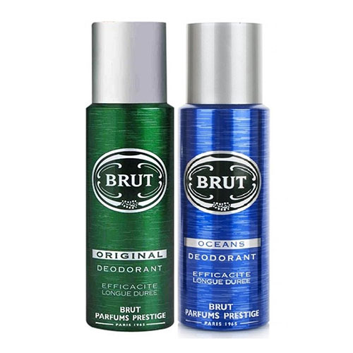 6 Pack Brut Men's Oceans Efficacite Longue Duree Deodorant