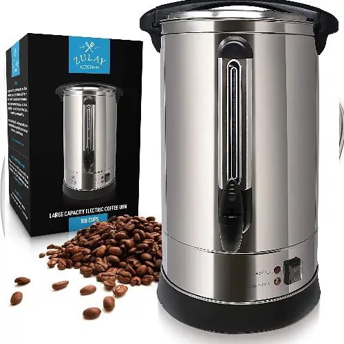Zulay Premium Commercial Coffee Urn - 100 Cup