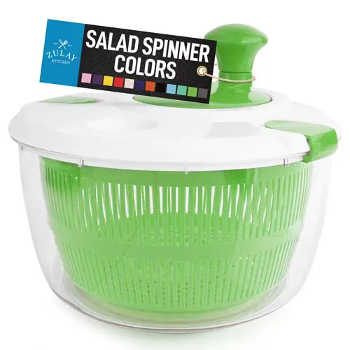 Zulay Kitchen Salad Spinner Large 15l Capacity