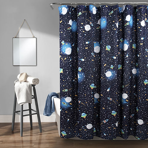 Universe Shower Curtain Lush Decor