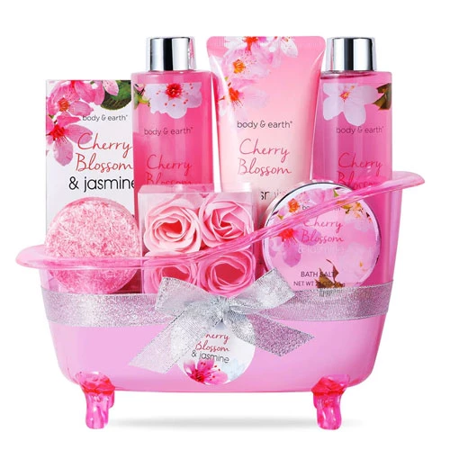Cherry Blossom & Jasmine Spa Bathtub Set