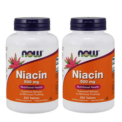 Niacin 500 mg Tablets - 2 Pack