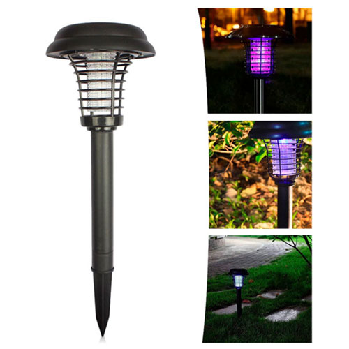 Solar LED Garden Light-Cum-Bug Zapper