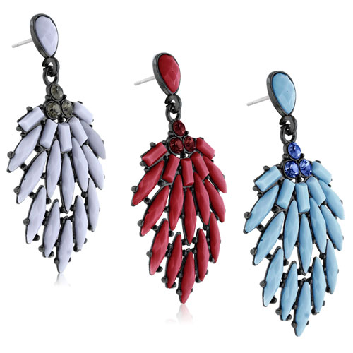 Cascading Crystal Earrings