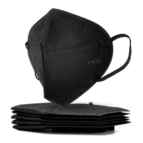 10-Pack Black KN95 Protective Disposable Face Masks
