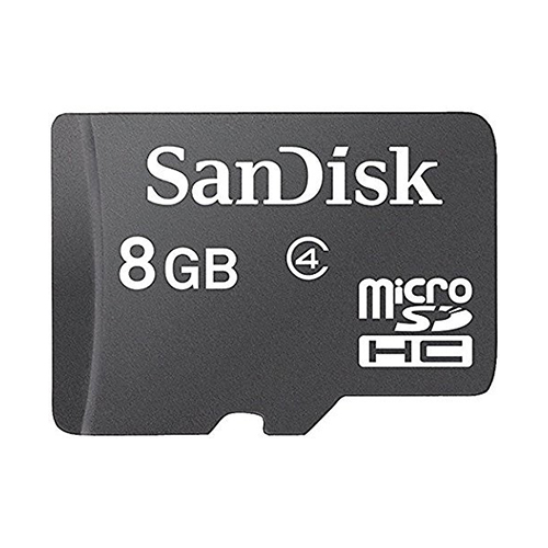 3 Pack SanDisk Micro SDHC 8 GB Memory Card