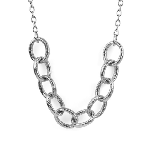 Polished Large Link Chain Stainless Steel Necklace