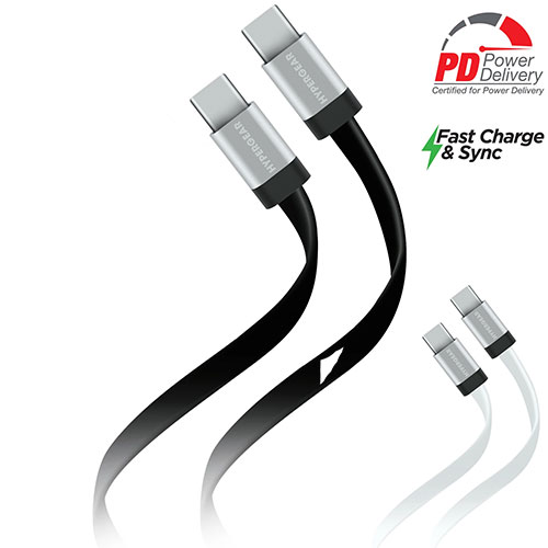 Flexi USB-C To USB-C Flat Cable 6ft